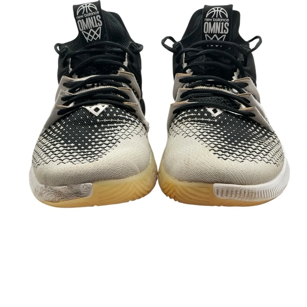 New Balance Omn1s Black and White‎ Athletic Shoes size 13